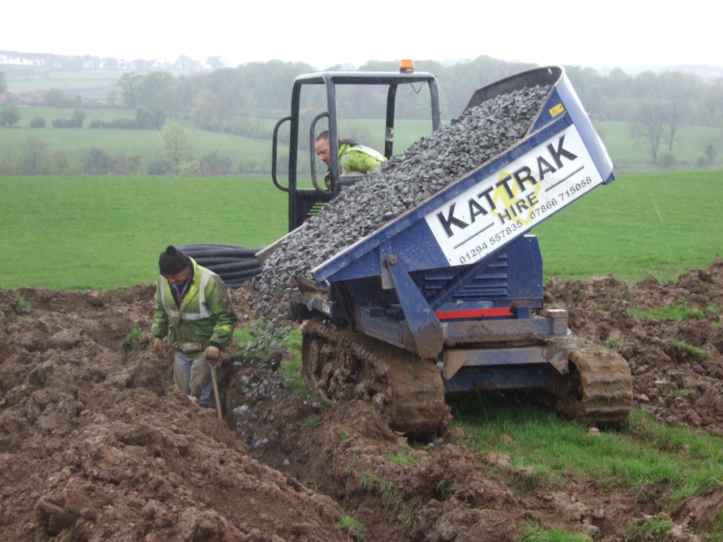 3t swivel dumper on job 3t swivel dumper on job