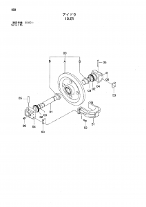 Hitachi EG110R idler
